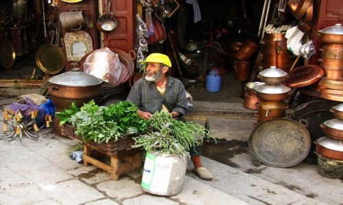 Zdjcie MAROKO / Fez / Fes el-Bali / sprzedawca zi