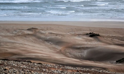 Zdjcie MAROKO / Tan Tan / Oued Draa / W stron oceanu