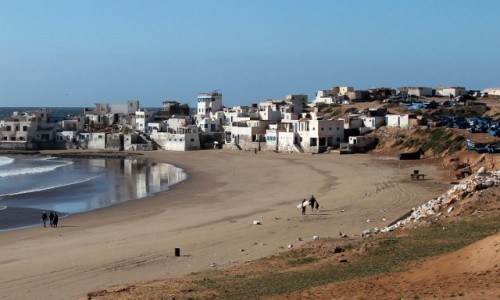 Zdjcie MAROKO / Souss-Massa-Dra / Sidi Bibi / Wietrzna plaa