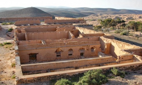 Zdjcie MAROKO /  Kulmim-Asmara /  ruiny starego fortu / Bou Jerif