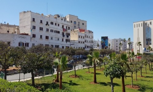 Zdjcie MAROKO / Pnocne Maroko / Miasto Casablanca / Kontrast