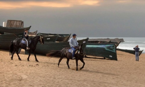 Zdjcie MAROKO /  El Jadida / Loualidia /   Uroki laguny
