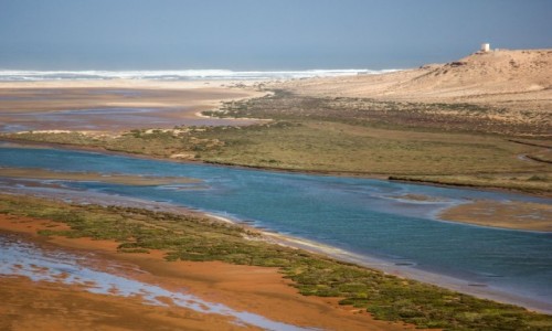 Zdjcie MAROKO / Kulmim-Asmara / Oued Draa / Po deszczu