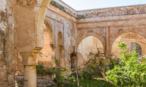 Zdjęcie MAROKO / Marrakech-Tensift-El Haouz / Souiria Lakdima / Ruiny Kasbah Hamidouche