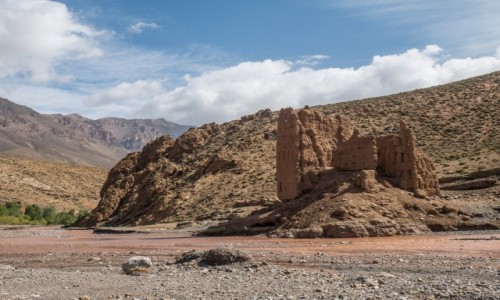 Zdjcie MAROKO / prowincja Ouarzazat / Atlas Wysoki / berberyjska twierdza