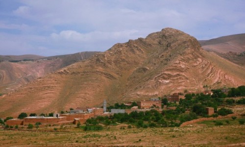 Zdjcie MAROKO / Ouarzazate / El Klaa / Pod gr