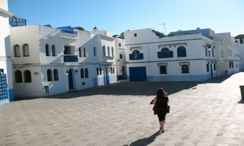 Zdjęcie MAROKO / polnocny zachod / Asilah / placyk w Asilah