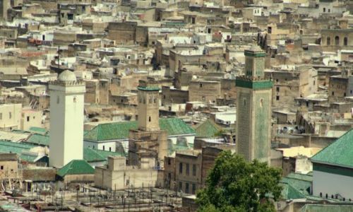 Zdjecie MAROKO / brak / fez / panorama Fezu