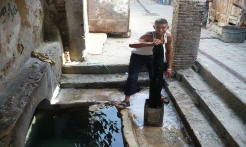 Zdjecie MAROKO / FEZ / ulica Fez / codzienno mediny Fez