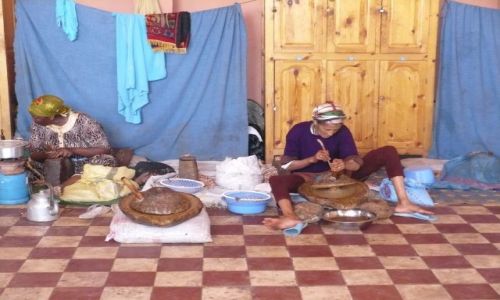 Zdjecie MAROKO / Agadir / Uspenda / Producentki oleju arganowego