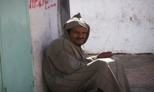 Zdjęcie MAROKO / Zagora / okolice suku / Ludzie