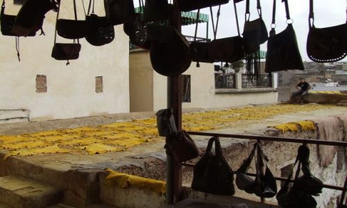 Zdjcie MAROKO / Fez / Fey / wyroby skrzane