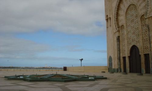 Zdjęcie MAROKO / Casablanca - Rabat / Casablanca / Meczet Hassana II - fonntanna