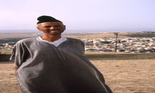 MAROKO / brak / Fez / sprzedawca dywanw