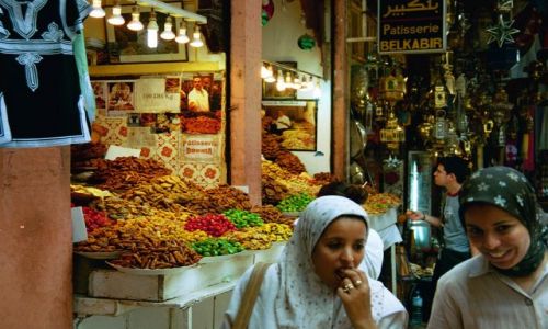 Zdjęcie MAROKO / brak / Maroko / Marakesz / Souk w Marakeszu