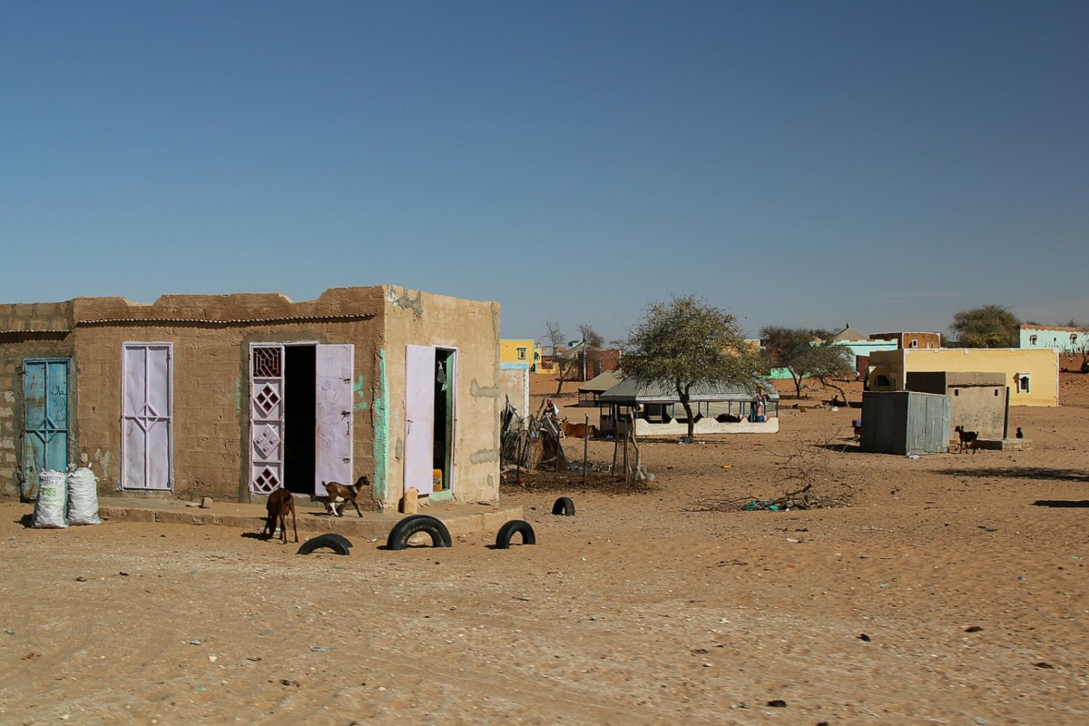Zdjęcia: Sahel, Sahel, Widok na wioskę, MAURETANIA Zdjęcia: Sahel, Sahel, Widok na wioskę, MAURETANIA