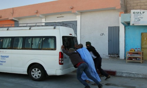 Zdjecie MAURETANIA / Sahel / Sahel / 3.Podr z tanim przewonikiem