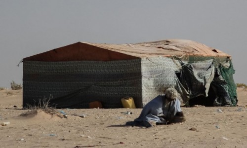 Zdjcie MAURETANIA /  Dakhlet Nouadhibou / Nouamghar  / Architektura mauretaskiej wioski