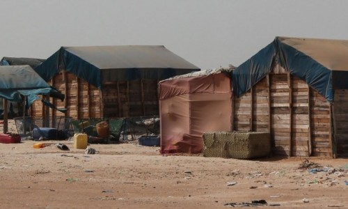 Zdjcie MAURETANIA /  Dakhlet Nouadhibou / Nouamghar  / Architektura mauretaskiej wioski