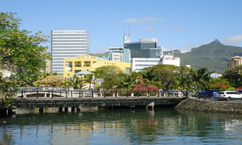 Zdjecie MAURITIUS / Port Louis / Caudan / Stolica