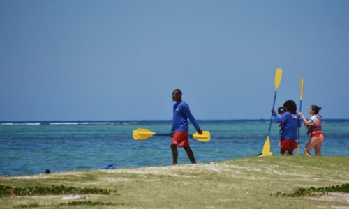 Zdjecie MAURITIUS / zachodnie wybrzee / Le Morne Brabant / Na kajaki