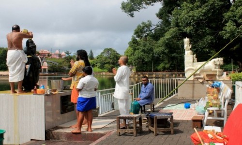 Zdjcie MAURITIUS / Ganga Talao / Ganga Talao / Hinduska Switynia
