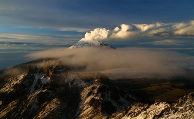 Zdjęcia: Zbocza wulkanu Iztaccihuatl, Popocatepetl, MEKSYK Zdjęcia: Zbocza wulkanu Iztaccihuatl, Popocatepetl, MEKSYK