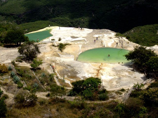 Zdjęcia: Hierve el Agua, Oaxaca, misy kalcytowe, MEKSYK Zdjęcia: Hierve el Agua, Oaxaca, misy kalcytowe, MEKSYK