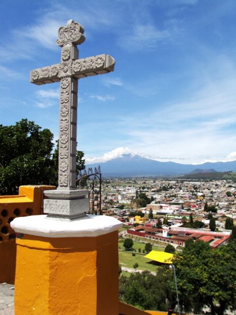 Zdjęcia: okolice Puebla, wulkan Popocatepetl w tle, MEKSYK Zdjęcia: okolice Puebla, wulkan Popocatepetl w tle, MEKSYK