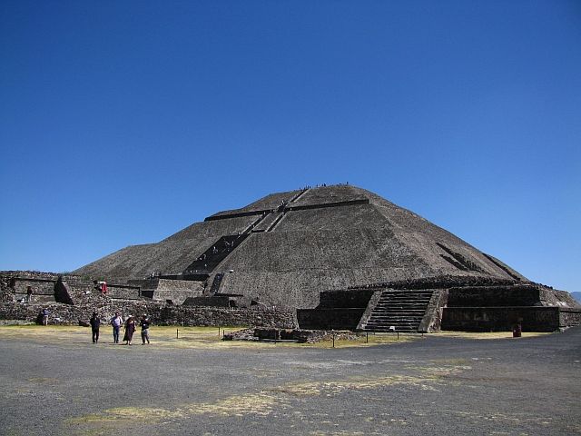 Zdjęcia: Teotihuacan, Ciudad de Mexico, piramida Słońca, MEKSYK Zdjęcia: Teotihuacan, Ciudad de Mexico, piramida Słońca, MEKSYK