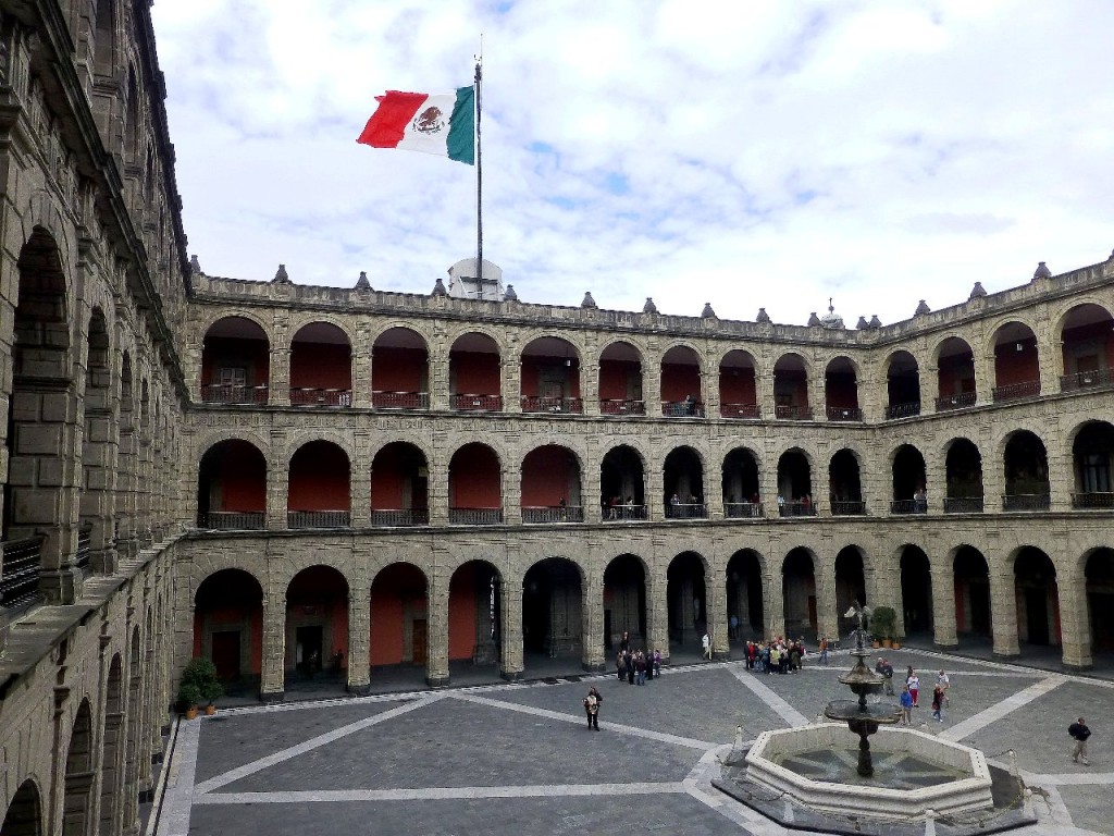 Zdjęcia: Zocalo- , Mexico City, wewnetrzny dziedziniec Palacio Nacional, MEKSYK Zdjęcia: Zocalo- , Mexico City, wewnetrzny dziedziniec Palacio Nacional, MEKSYK
