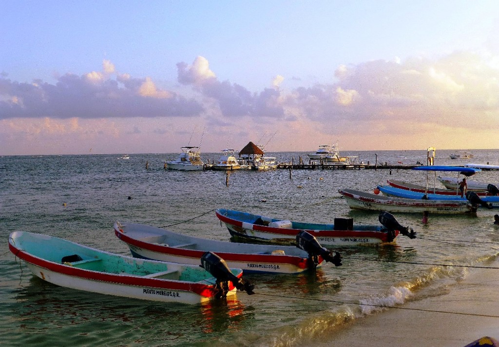 Zdjęcia: Puerto Morelos, Quintana Roo, w marinie przed zachodem słońca, MEKSYK Zdjęcia: Puerto Morelos, Quintana Roo, w marinie przed zachodem słońca, MEKSYK