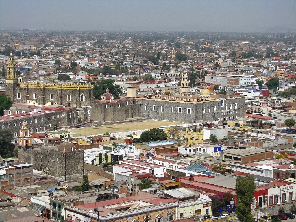 Zdjęcia: Cholula, stan Puebla, panorama miasta, MEKSYK Zdjęcia: Cholula, stan Puebla, panorama miasta, MEKSYK