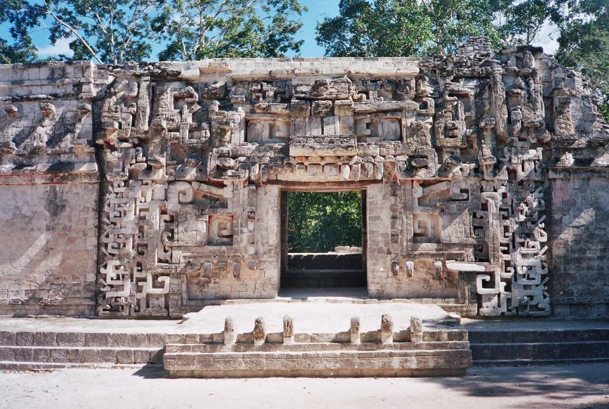 Zdjęcia: Chicanna, Campeche, Struktura II, MEKSYK Zdjęcia: Chicanna, Campeche, Struktura II, MEKSYK