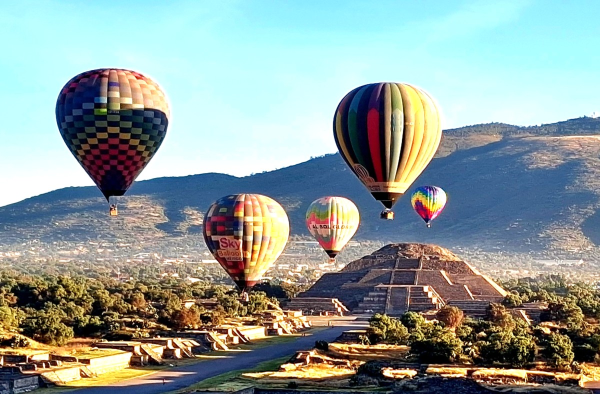 Zdjęcia: Teotihuacan, Mexico City, Lot nad Piramidami Księżyca, MEKSYK Zdjęcia: Teotihuacan, Mexico City, Lot nad Piramidami Księżyca, MEKSYK