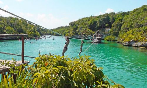 Zdjęcie MEKSYK / Jukatan / Xel-Ha / rajska laguna