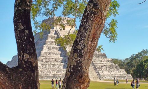 Zdjęcie MEKSYK / Jukatan / Chichen Itza / Meksykańskie piramidy