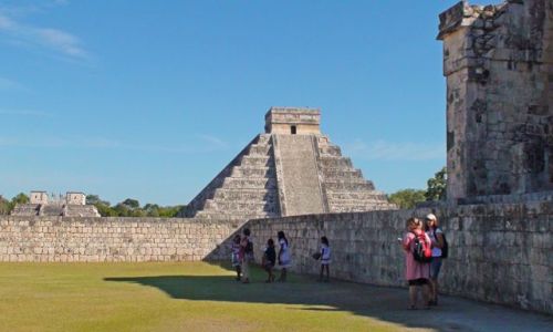 Zdjęcie MEKSYK / Jukatan / Chichen Itza / Meksykańskie piramidy