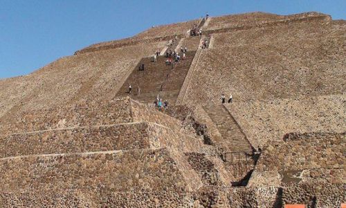 Zdjęcie MEKSYK / Wyżyna meksykańska / Teotihuacan / Meksykańskie piramidy cd.