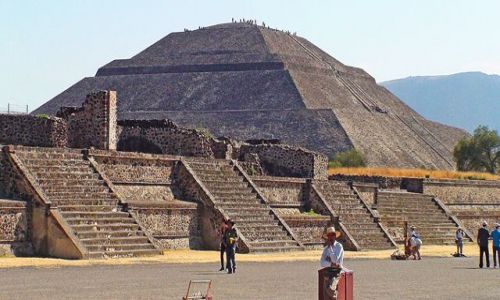 Zdjęcie MEKSYK / Wyżyna meksykańska / Teotihuacan / Meksykańskie piramidy cd.