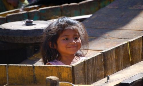 Zdjcie MEKSYK / brak / San Cristobal de las Casas / Girl na targu w Chiapas