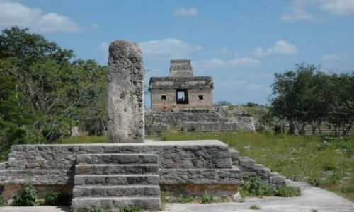 Zdjęcie MEKSYK / Yucatan / Dzibilchaltun / Ruiny Dzibilchaltun
