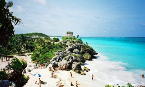 Zdjcie MEKSYK / Yukatan / Tulum / Tulum Beach