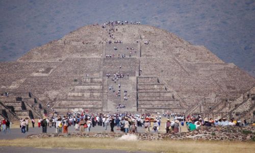 Zdjecie MEKSYK / brak / Mexico City-Teotihuacan / Piramida