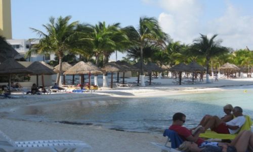 Zdj�cie MEKSYK / - / Meksyk  Jukatan / Pla� przyhotelowa