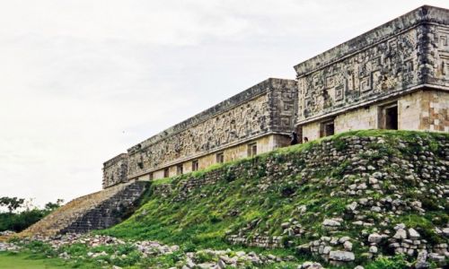 Zdjcie MEKSYK / Yukatan / Uxmal / Paac Gubernatora