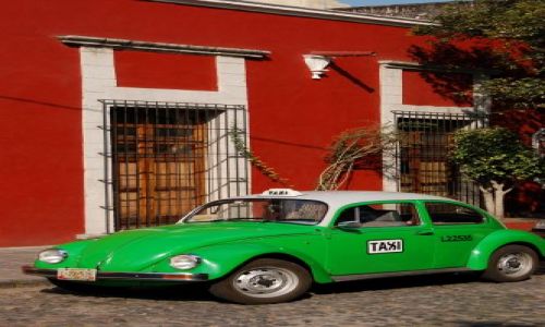 Zdjęcie MEKSYK / brak / Mexico City - dzielnica San Angel / VW Garbus