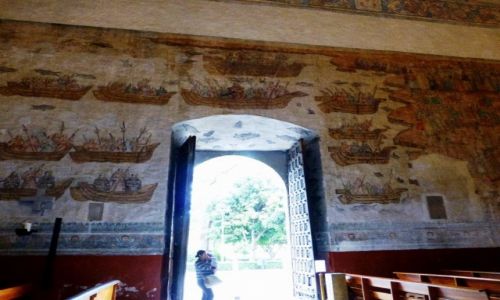 Zdjecie MEKSYK / Cuernavaca / Twierdza Klasztorna z Katedr / unikatowe freski ze scenami przesladowa chrzecijan w Japonii