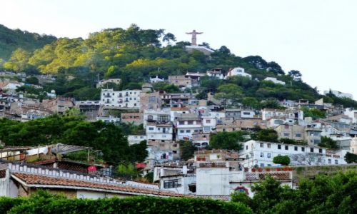 Zdjecie MEKSYK / Taxco / Taxco / posg Chrystusa nad  Taxco - prawie jak w Rio