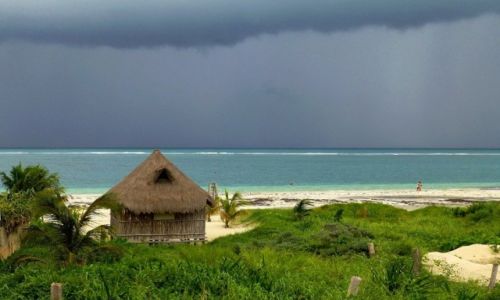Zdjecie MEKSYK / Quintana Roo / Puerto Morelos / pierwsze spojrzenie na Morze Karaibskie